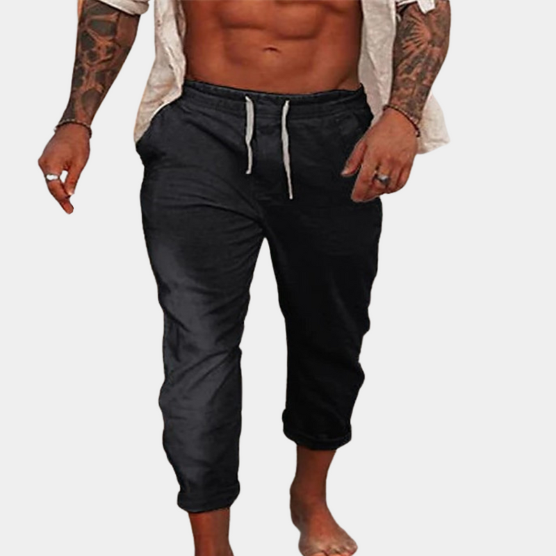 Christos - Luftige Herrenhose mit flexibler Taille