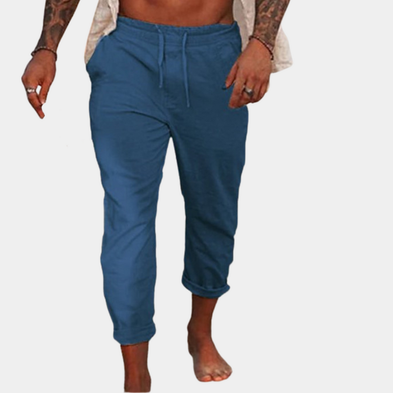 Christos - Luftige Herrenhose mit flexibler Taille