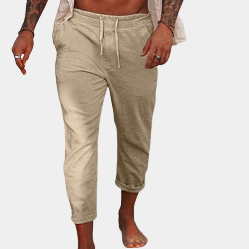 Christos - Luftige Herrenhose mit flexibler Taille
