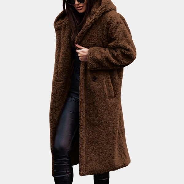 Elegante warme Damenstrickjacke