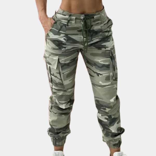 Elegante Camouflage Damen Cargohose für jeden Anlass
