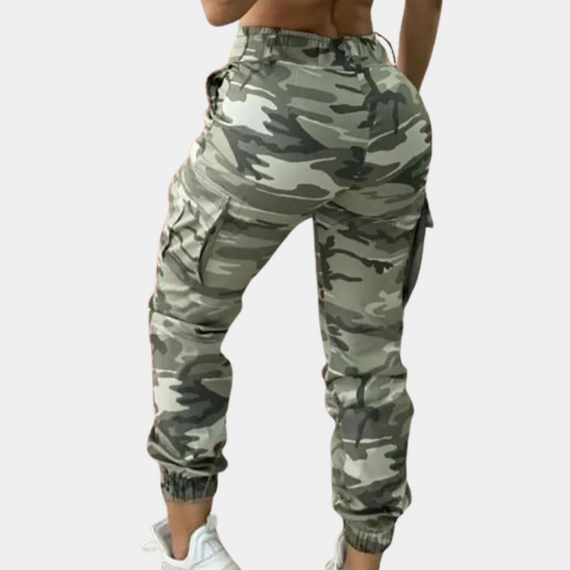 Elegante Camouflage Damen Cargohose für jeden Anlass