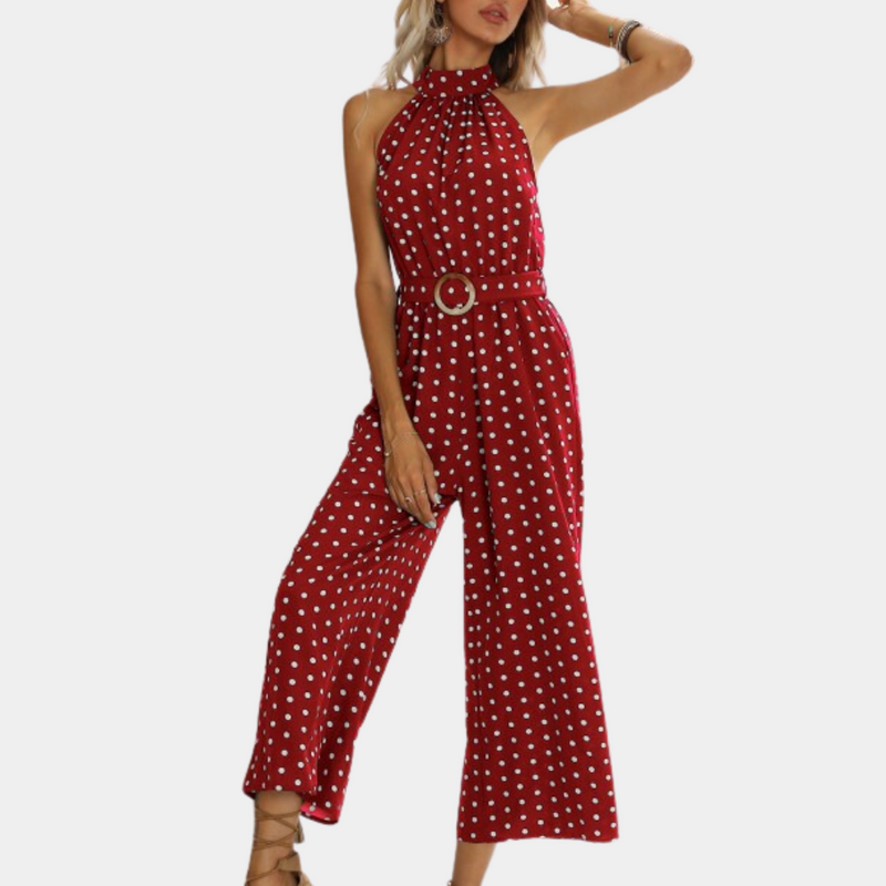 Eleganter Halterneck-Jumpsuit für Damen