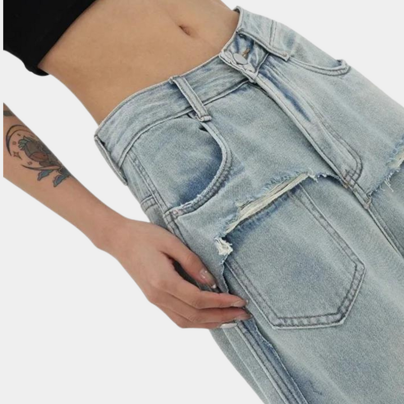 Bequeme und stilvolle Damen Denim Hose