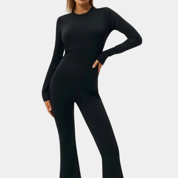 Trendy Jumpsuit für Damen mit offenem Rücken