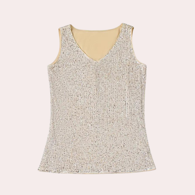 Elegantes Glitzer-Top für Frauen