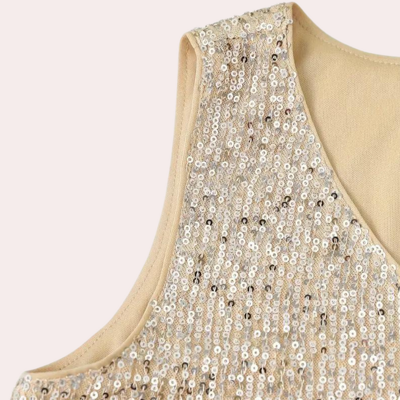Elegantes Glitzer-Top für Frauen