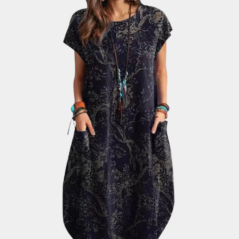 Elegantes Midi-Kleid für stilvolle Frühlingslooks