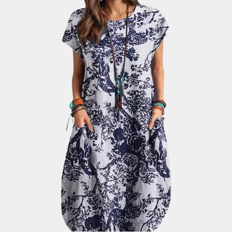 Elegantes Midi-Kleid für stilvolle Frühlingslooks