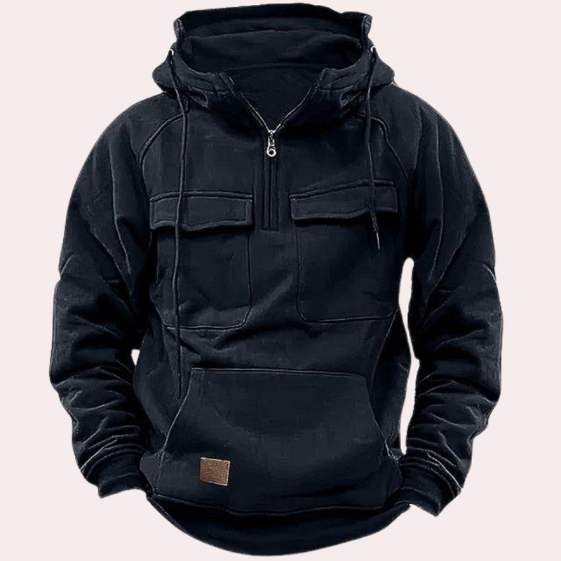 Eleganter und bequemer Winter-Kapuzenpullover für Männer