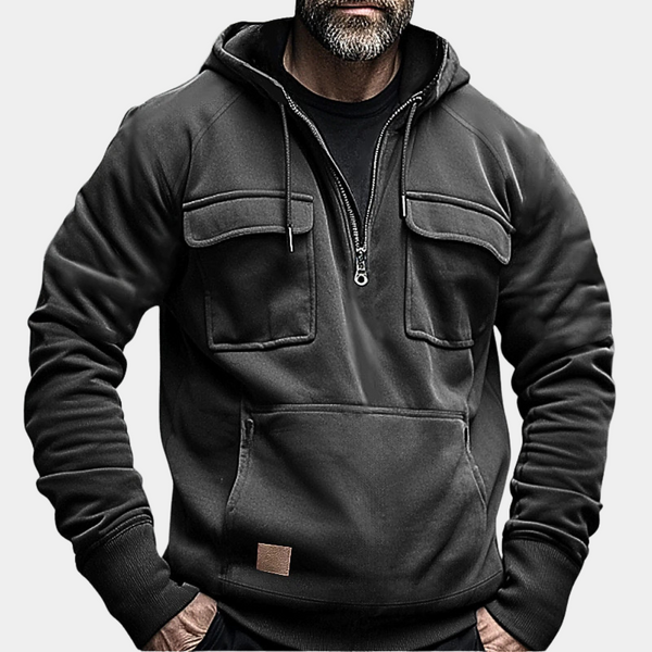 Eleganter und bequemer Winter-Kapuzenpullover für Männer