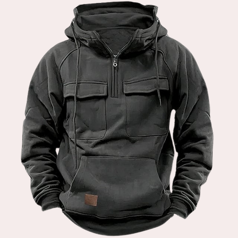 Eleganter und bequemer Winter-Kapuzenpullover für Männer