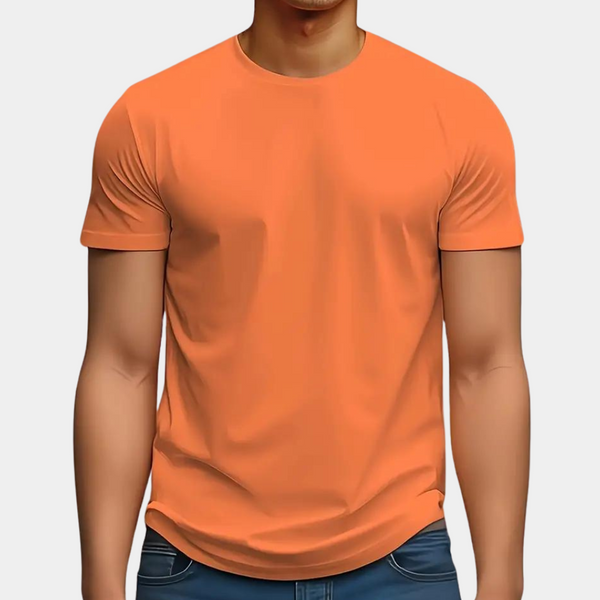 Modisches oranges T-Shirt für Herren
