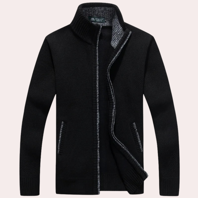 Bequemes, elegantes Herrenstrickweste