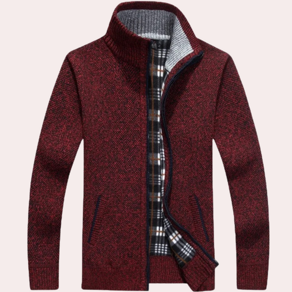 Bequemes, elegantes Herrenstrickweste