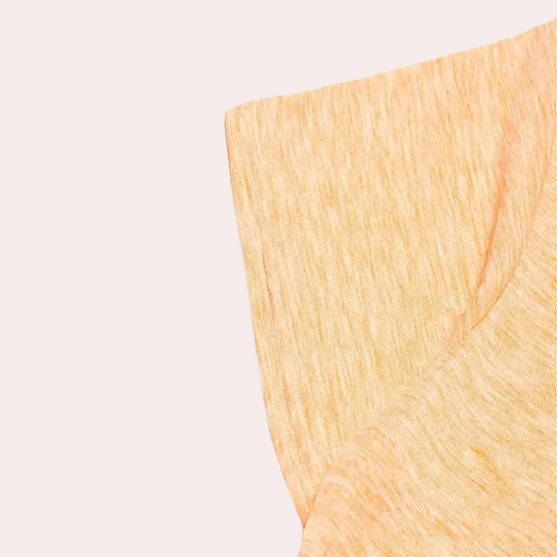 Herren T-Shirt mit Rundhalsausschnitt in Orange