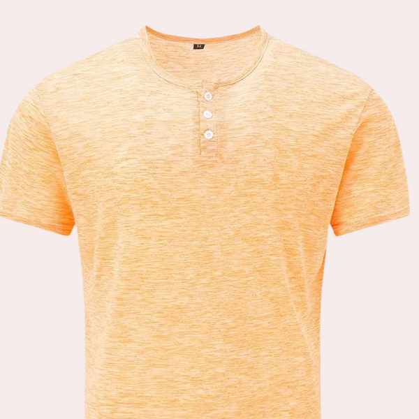 Herren T-Shirt mit Rundhalsausschnitt in Orange