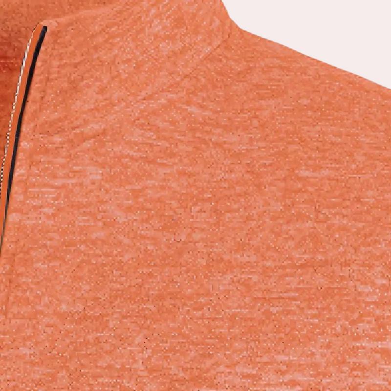 Warmes orangenes Herren-Jacke