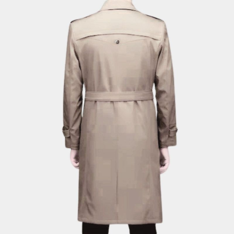 Eleganter, warmer Trenchcoat für Männer