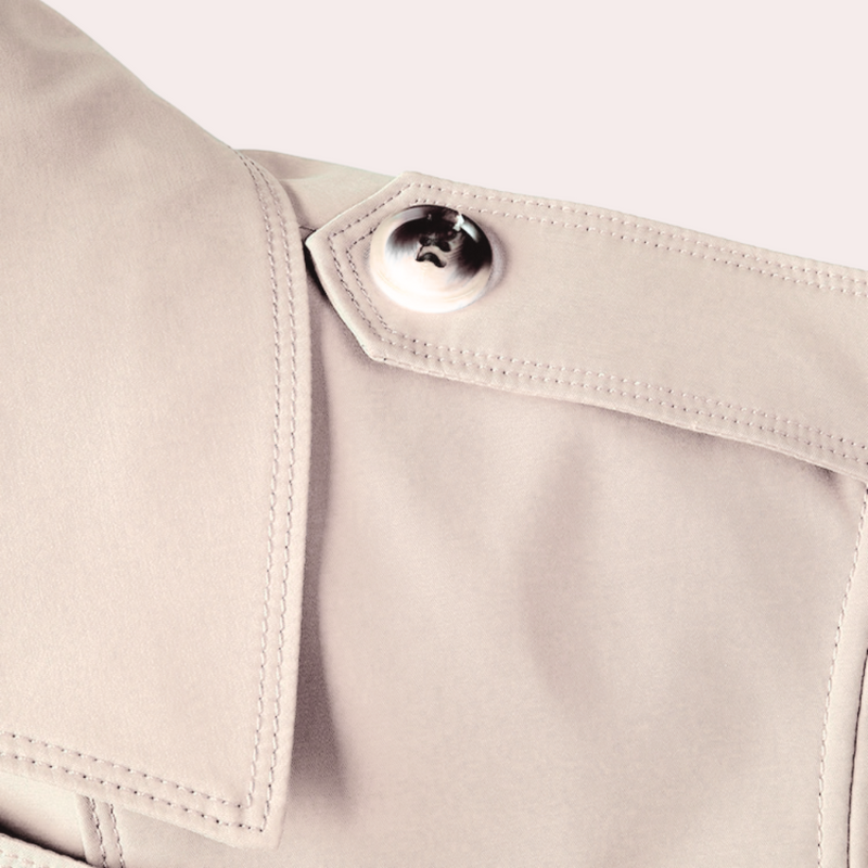 Eleganter, warmer Trenchcoat für Männer