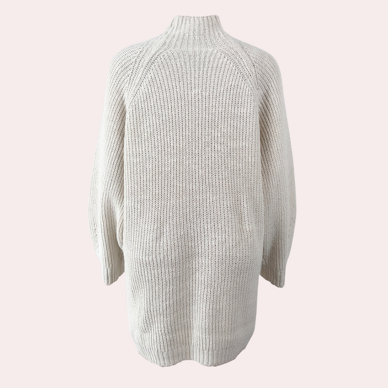 Gestrickter Pullover in Übergröße für Frauen