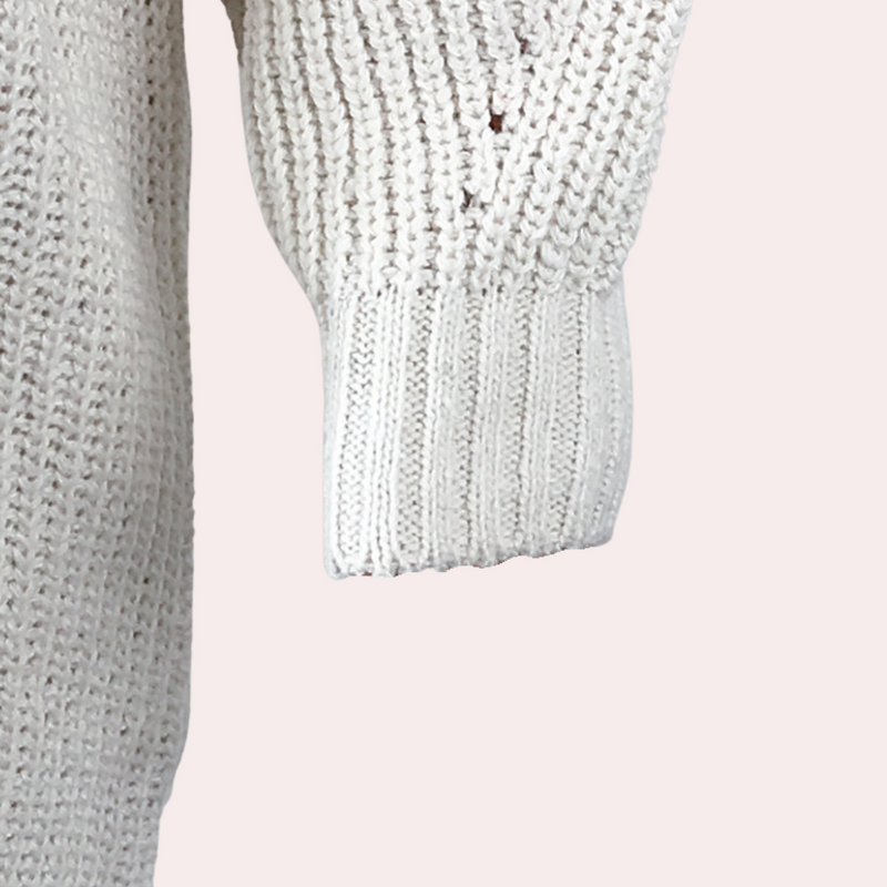 Gestrickter Pullover in Übergröße für Frauen