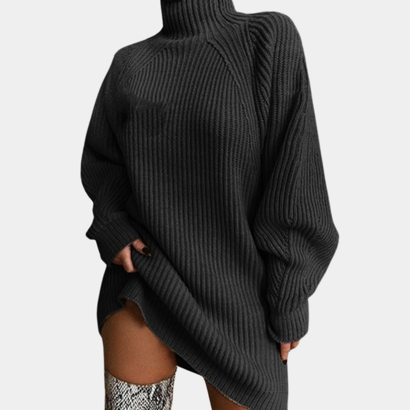 Gestrickter Pullover in Übergröße für Frauen