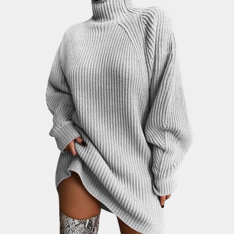 Gestrickter Pullover in Übergröße für Frauen