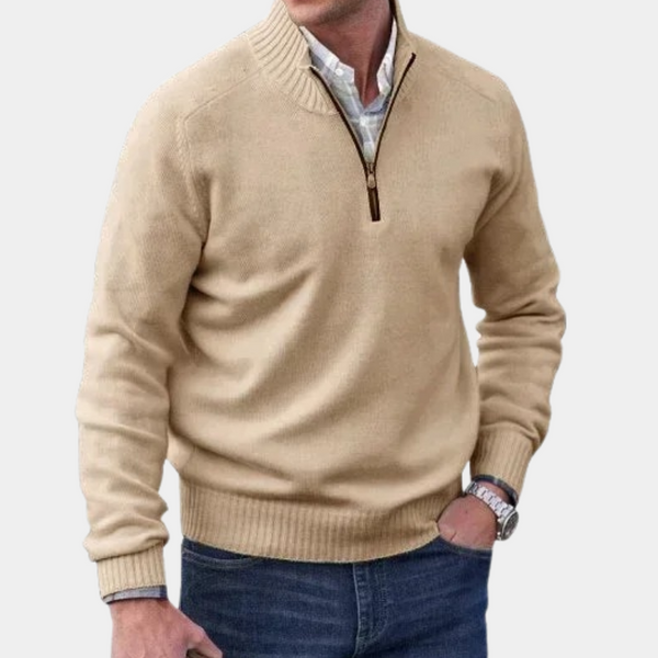 Elegante Herren Zip-Up Sweatjacke