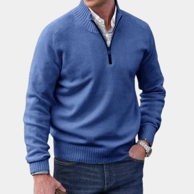 Elegante Herren Zip-Up Sweatjacke