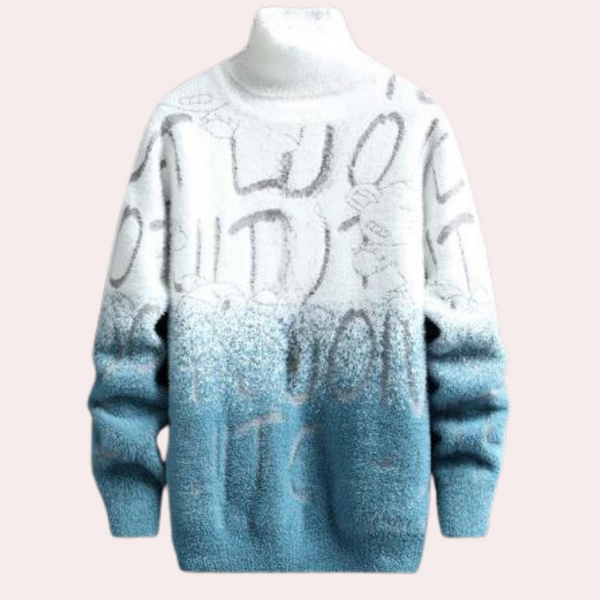 Elegante warme Herrenstrickpullover