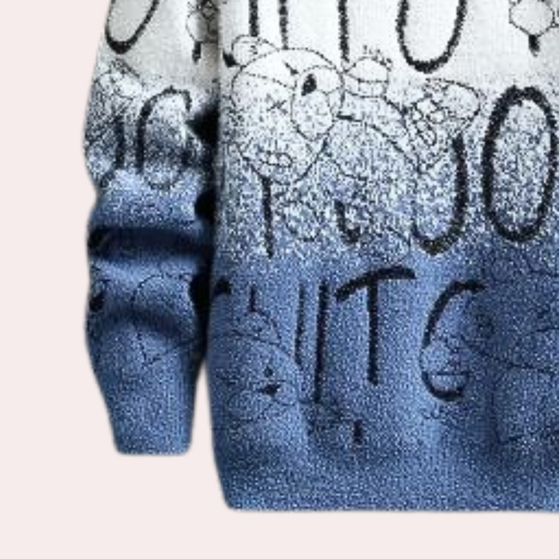 Elegante warme Herrenstrickpullover
