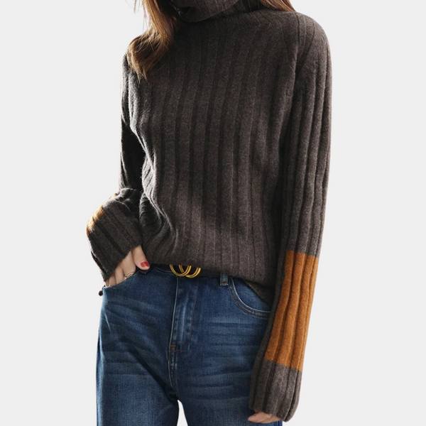 Bequemer Rollkragenpullover für Frauen