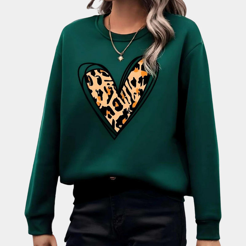 Herz-Pullover für Frauen