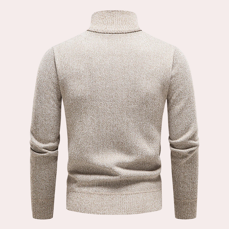 Elegante Halbreißverschluss Pullover für Herren