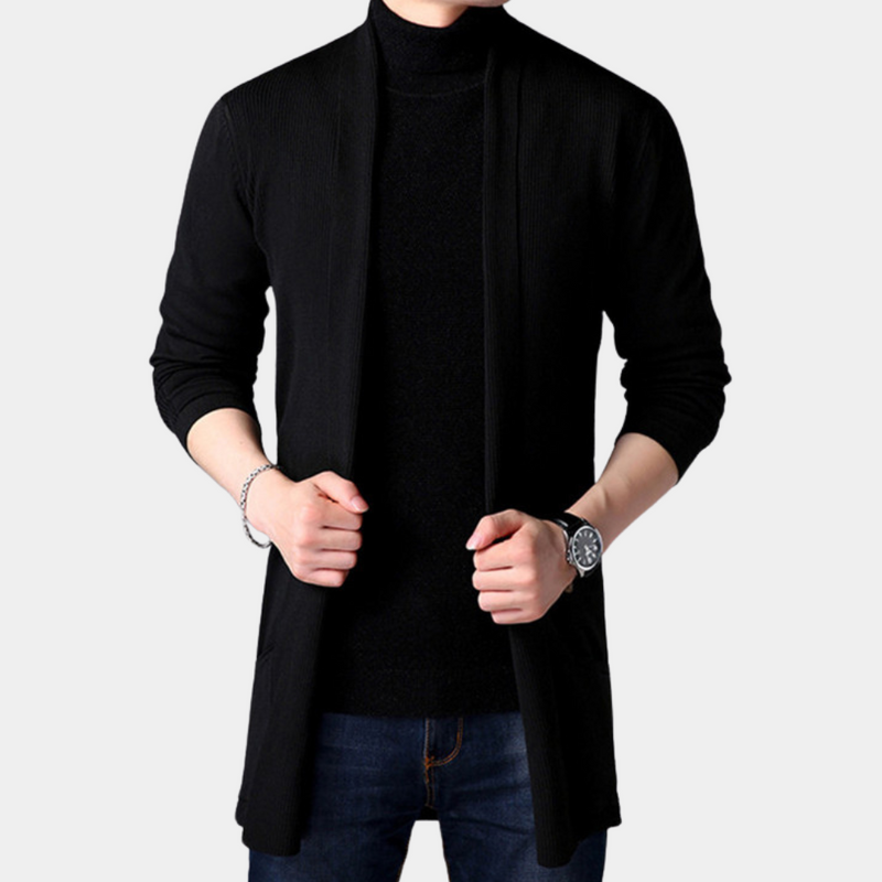 Elegante warme Herren Strickpullover