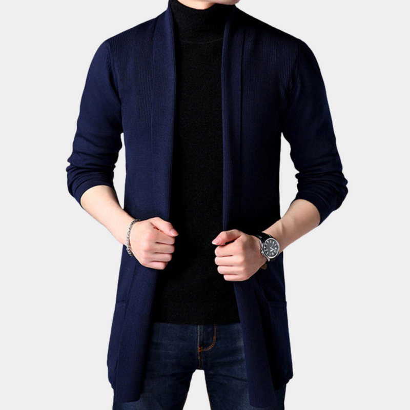 Elegante warme Herren Strickpullover