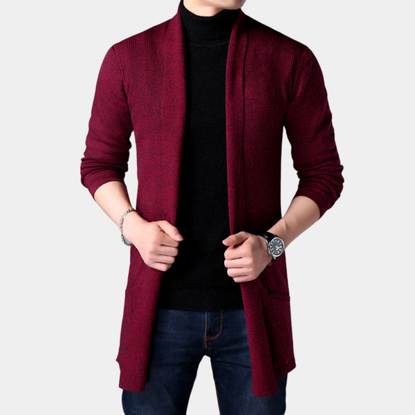 Elegante warme Herren Strickpullover