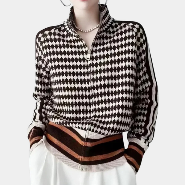 Eleanor - Stylischer warmer Damenpullover