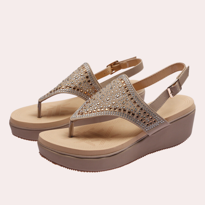 Enrica - Stilvolle flache Sandalen für Damen