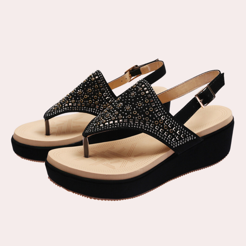 Enrica - Stilvolle flache Sandalen für Damen