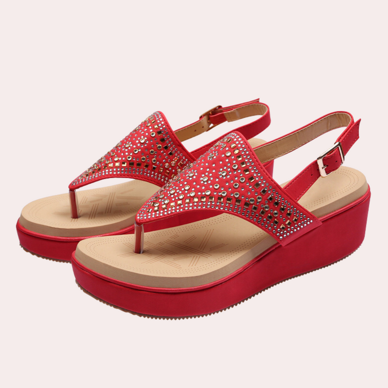 Enrica - Stilvolle flache Sandalen für Damen
