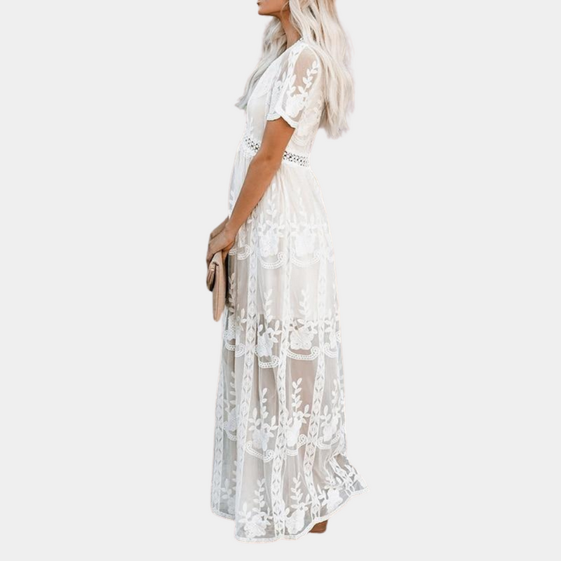Elegantes Abendkleid für Damen mit feiner Spitze