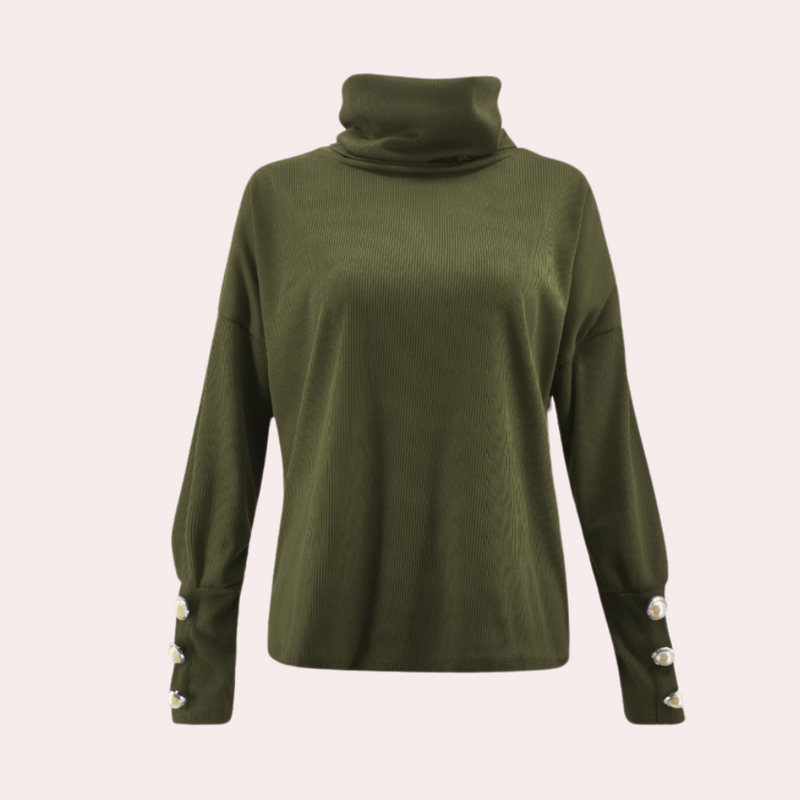Strick-Rollkragenpullover für Damen