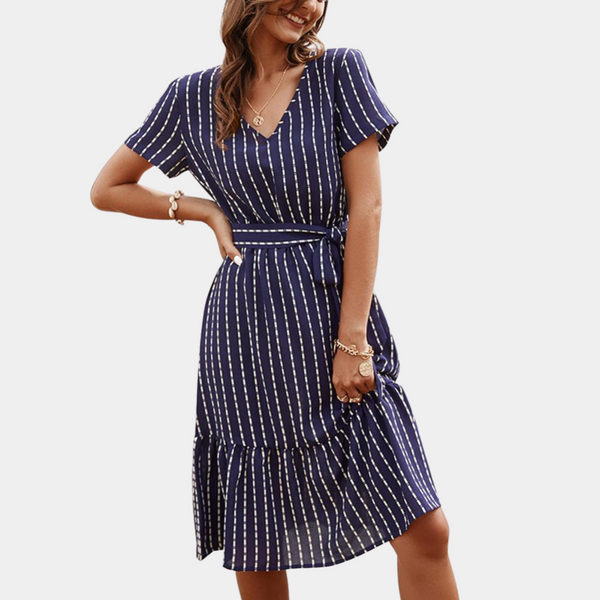 Elegantes Bohemian Midi-Kleid für stilbewusste Damen