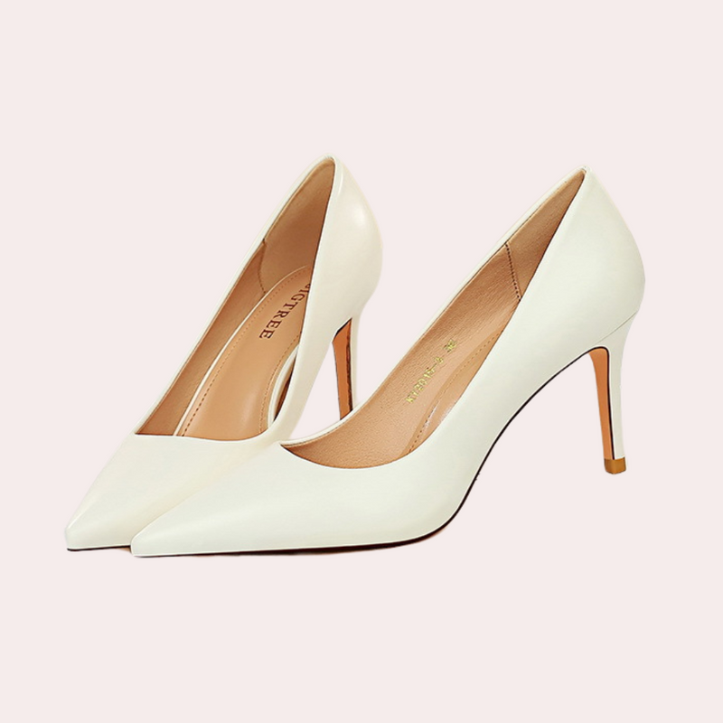 Elegante und bequeme Damenschuhe mit hohen Absätzen