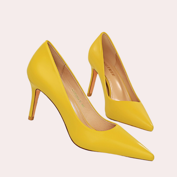 Elegante und bequeme Damenschuhe mit hohen Absätzen