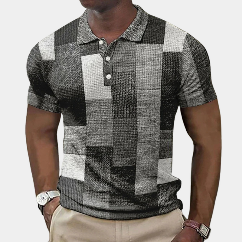 Buntes Herrenpoloshirt