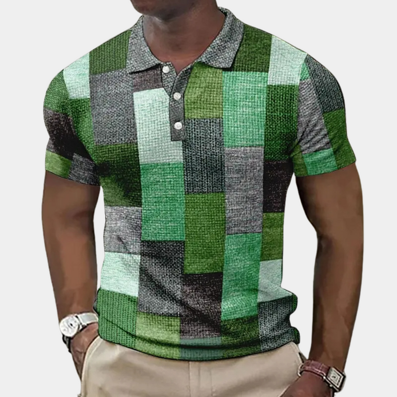 Buntes Herrenpoloshirt
