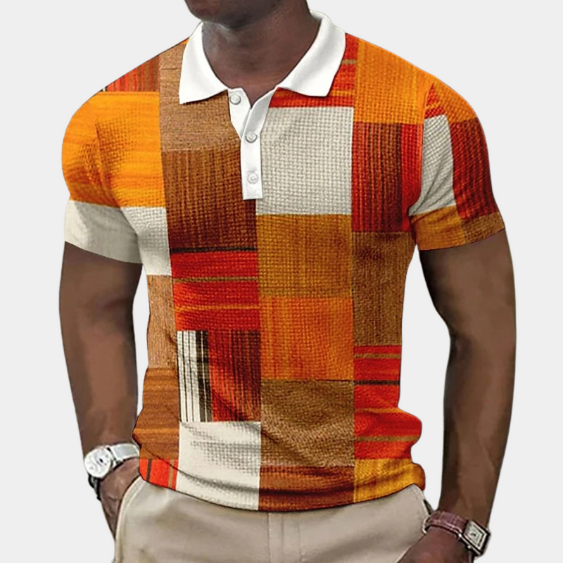 Buntes Herrenpoloshirt